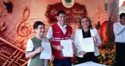 Montero firma convenio para crear su Orquesta Sinfónica Juvenil y retomar la Retreta Municipal