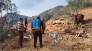 Las llamas asedian a varias viviendas en Erquiz Ceibal, Tarija