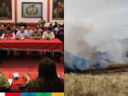 Gobernación de Tarija declara emergencia departamental por incendios forestales que afectan a tres municipios