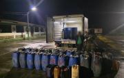Villa Tunari: Secuestran más de 1.700 litros de combustible transportados de manera ilegal