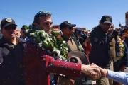 Rodrigo Paz entrega enlosetado en El Alto y anuncia Bs 40 millones para nuevas obras viales