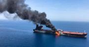 Irán informó que un petrolero explotó tras chocar con una mina marina en el Estrecho de Ormuz