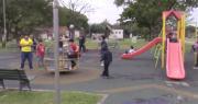 Familias enteras acuden a parques para despedir el último día de la vacación escolar