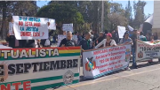 Gremialistas del Mutualista van hasta Sucre para reclamar por los predios a los magistrados del TCP
