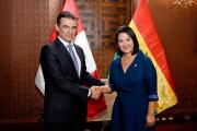 Fujimori y Paz vislumbran un gran potencial para la cooperación entre Perú y Bolivia
