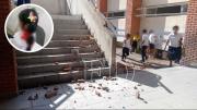Tras accidente con saldo de una niña herida, la Alcaldía inspecciona infraestructura del colegio