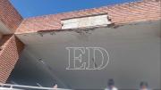 Desprendimiento de ladrillos en un colegio de Los Lotes deja a una estudiante herida