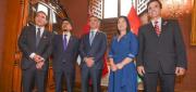 PAZ Y FUJIMORI ACUERDAN IMPULSAR TRES PROYECTOS DE INTEGRACIÓN ENTRE BOLIVIA Y PERÚ