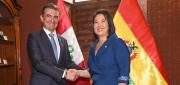 PAZ FELICITA A KEIKO FUJIMORI Y RATIFICA TRABAJO CONJUNTO CON PERÚ