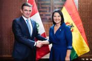 Paz expresa su respaldo a Keiko Fujimori y ratifica trabajo conjunto con Perú