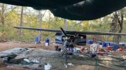 Hallan avioneta y pista clandestina durante operativos en la frontera de San Matías