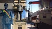 Alcaldía valida traslado de estatua de Barrientos a una unidad militar