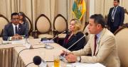 Lara se reúne con autoridades del Órgano Judicial en Sucre para tratar cuatro proyectos de ley