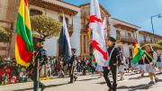 Con desfiles, operativo de seguridad y mesas técnicas, Sucre inicia la agenda por la Independencia de Bolivia