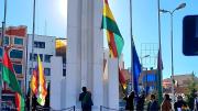El Alto se viste de rojo, amarillo y verde para celebrar el mes de la patria