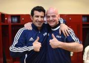 Figo pide renuncia de Infantino: “Es el comportamiento más bajo y cobarde que he visto”