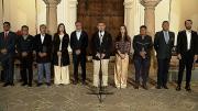 Gobierno y gobernadores firman acuerdo por el 50-50 en la Casa de la Libertad