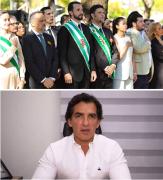 Autonomías y ausencia del alcalde marcan acto patrio