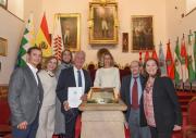 Primera dama recibe en Sucre reconocimiento como descendiente de José Mariano Serrano
