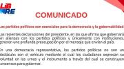 LIBRE cuestiona la apuesta de Paz por la gobernabilidad: 'No se puede gobernar sin acuerdos'
