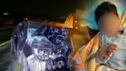 El único sobreviviente de un fatal accidente y el policía que lo rescató