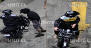 A bordo de una motocicleta, delincuentes armados atracan un surtidor en Santa Cruz