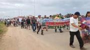 En San Julián rompen el estado de excepción con una marcha por la escasez de diésel