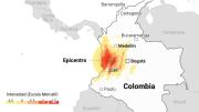 Al menos 20 fallecidos a causa del terremoto de magnitud 7,4 registrado en el noroeste de Colombia
