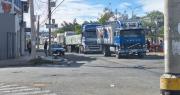 “No descartamos romper el Estado de excepción”, dice dirigente del transporte pesado ante filas por diésel