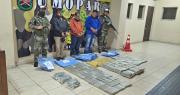 Envían a la cárcel a dos choferes y al ayudante de un bus que transportaba 86 kilos de marihuana
