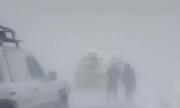 Tres extranjeros quedaron atrapados en la Laguna Colorada por intensa nevada
