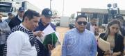 Jhonny, fiscales y Alcaldía inspeccionan el viaducto en la Doble vía a La Guardia