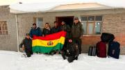 Nevada en Potosí: rescatan a tres turistas estadounidenses que quedaron varados en Laguna Colorada