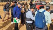 Caso viaducto: Fiscalía y Policía realizan inspección en la doble vía a La Guardia con presencia de Jhonny