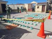 Golpe al narcotráfico: Incautan droga valuada en más de $us 190 mil en Oruro