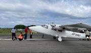 Avioneta realiza aterrizaje forzoso en El Trompillo y sus tres ocupantes salen ilesos