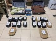 Primera quincena de agosto: Incautan marihuana, pasta base y soda cáustica