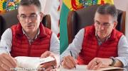 Paz promulga financiamiento de 24 millones de dólares para beneficiar a 17.500 familias rurales
