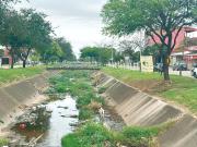 Maleza, basura y sedimento reducen a la mitad la capacidad de los canales de drenaje