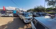 Filas por combustible y obras en la Doble Vía colapsan el 4to anillo de Santa Cruz de la Sierra