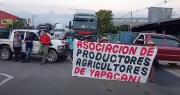 Productores de Ichilo protestan en contra del nuevo régimen del diésel