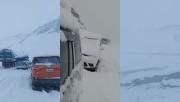 Suspenden salidas desde la Terminal Minasa al norte de La Paz por intensa nevada en La Cumbre
