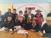 Campesinos de Tarija convocan a marcha para exigir la derogatoria o modificación del Decreto 5676