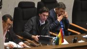 Ministro de Obras Públicas se presenta en la Asamblea Legislativa para su interpelación