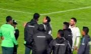 Del golazo al reclamo: el cruce entre Roldán y Lovera en La Paz