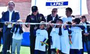 La FBF inauguró la cancha FIFA-arena, en Munaypata La Paz
