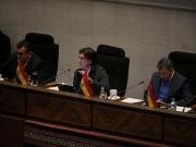 Ministro Zamora respondió a 30 preguntas sobre BoA durante la interpelación en la Asamblea Legislativa