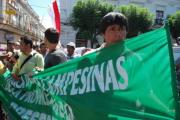 Campesinos se movilizan para que se cumplan los acuerdos
