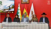 MINISTERIO DE EDUCACIÓN SE REÚNE CON 86 MUNICIPIOS PACEÑOS PARA COORDINAR LA INSTALACIÓN Y PUESTA EN FUNCIONAMIENTO DE 1.000 ANTENAS STARLINK EN UNIDADES EDUCATIVAS