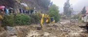 La Paz: Riada causa daños en calles y viviendas tras desborde de un río en Quime
